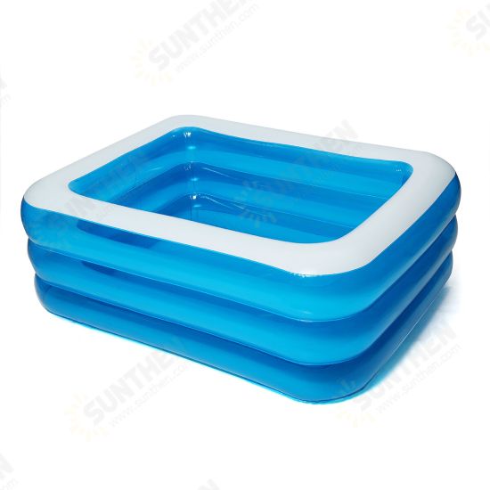 PVC 3/4 Layers Inflatable Swimming Pool Camping Garden Ground Pool