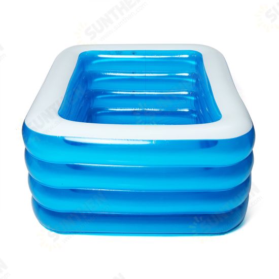 PVC 3/4 Layers Inflatable Swimming Pool Camping Garden Ground Pool