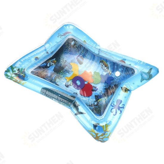 PVC Air Inflatable Swimming Air Mattress Water Cushion Baby Kids Infant Toddlers Tummy Water Play Fun Toys Ice Mat Pad