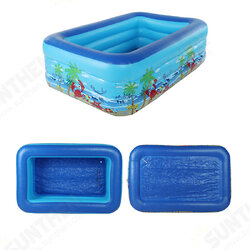 PVC Inflatable Swimming Pool Children Adult Square Bathing Tub Outdoor Garden Home PVC Inflatable Swimming Pool Children Adult Square Bathing Tub Outdoor Garden Home