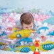 PVC Round Inflatable Swimming Pool High Quality Children's Paddling Pool Outdoor Camping Travel