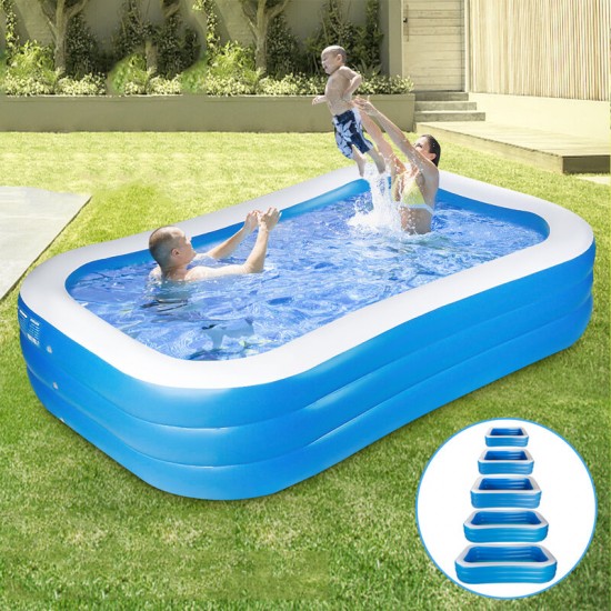 PVC Thickened Children's Inflatable Swimming Pool Children's Pool Capacity Large Bath Tub Outdoor Indoor