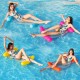 PVC Water hammock Recliner Inflatable Floating Swimming Mattress Sea Swimming Ring Pool Party Toy Lounge Bed for Swimming Max Load 100KG