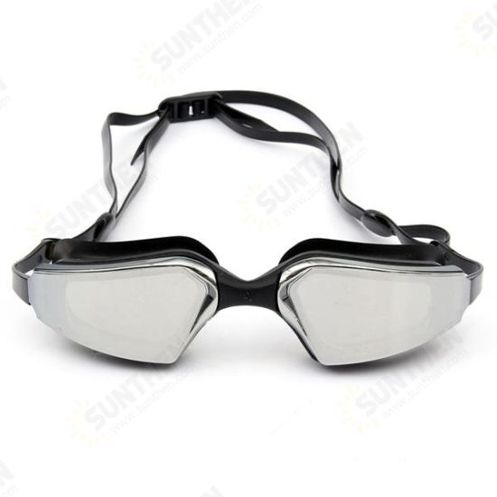 Plating Adult Swimming Goggles Adjustable Swimming Glasses