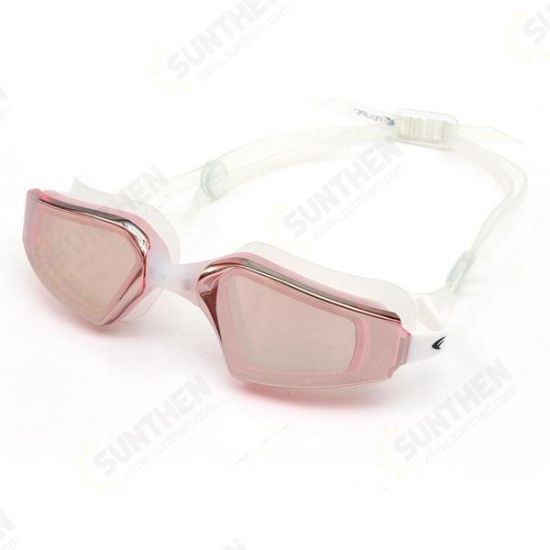 Plating Adult Swimming Goggles Adjustable Swimming Glasses