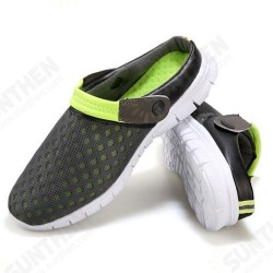 Plus Size Outdoor Mesh Slippers Breathable Sandals Summer Beach Casual Lazy Shoes Plus Size Outdoor Mesh Slippers Breathable Sandals Summer Beach Casual Lazy Shoes