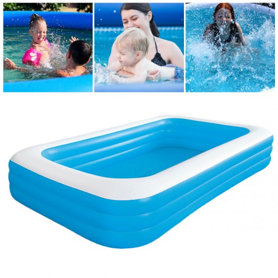 Portable Outdoor Inflatable Swimming Pool Children's Pool Family Indoor Large Bathing Tub For Baby Kid Summer Water Toys