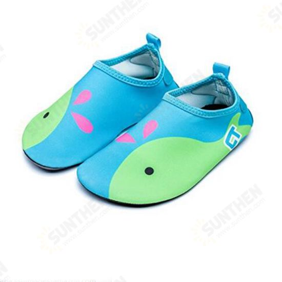 Quick Dry Cartoon Swim Shoes Slip Resistant Breathable Beach Shoes Swimming Surfing for Kids