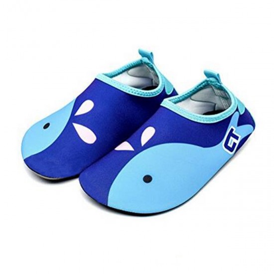 Quick Dry Cartoon Swim Shoes Slip Resistant Breathable Beach Shoes Swimming Surfing for Kids