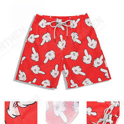 S5258 Beach Shorts Board Shorts 3D Funny Gloves Printing Fast Drying Waterproof Elasticity S5258 Beach Shorts Board Shorts 3D Funny Gloves Printing Fast Drying Waterproof Elasticity