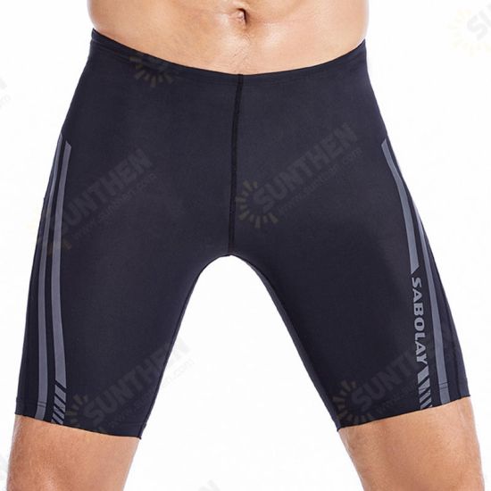 S-5142 Outdoor Sports Beach Quick-drying Sun Proof Men Fifth-pants Swimming Trunks