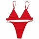 Sexy Original Solid Color Nylon Swimsuit Split Bikini Sets