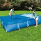 Square Swimming Pool Cover Ground Mat UV-resistant PE Rainproof Dust Cover Inflatable Pool Accessories For Outdoor Backyard Garden