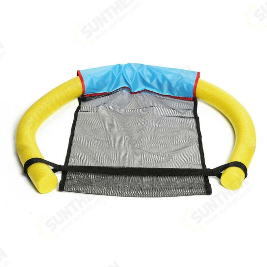 Summer Water Floating Chair Hammock Swimming Pool Seat Bed With Mesh Net Kickboard Lounge Chairs For Kid Adult Swimming Play Toys