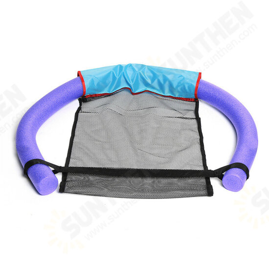 Summer Water Floating Chair Hammock Swimming Pool Seat Bed With Mesh Net Kickboard Lounge Chairs For Kid Adult Swimming Play Toys