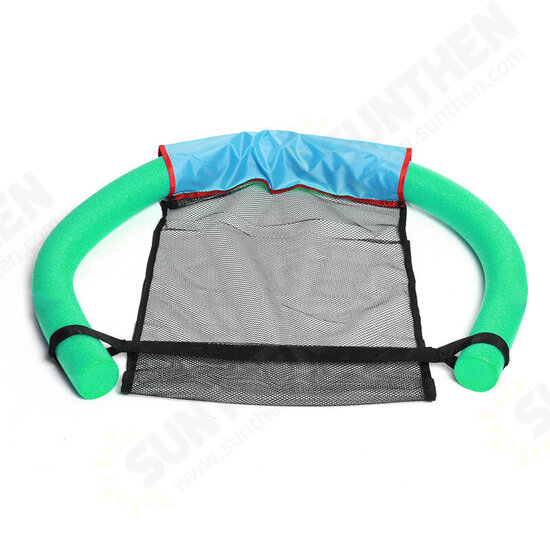 Summer Water Floating Chair Hammock Swimming Pool Seat Bed With Mesh Net Kickboard Lounge Chairs For Kid Adult Swimming Play Toys