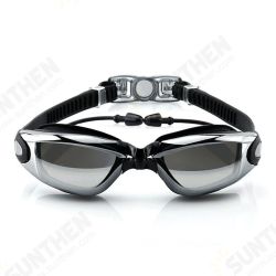 Swimming Goggles One-piece Earplug No Leaking Anti Fog Clear Vision Large Frame Eye Protection Wide Angle Swimming Glasses for Adult Swimming Goggles One-piece Earplug No Leaking Anti Fog Clear Vision Large Frame Eye Protection Wide Angle Swimming Glasses for Adult