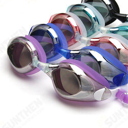 Swimming Goggles with Earplug Waterproof Anti Fog Mirrored Large Frame HD Goggles for Men Women Swimming Goggles with Earplug Waterproof Anti Fog Mirrored Large Frame HD Goggles for Men Women