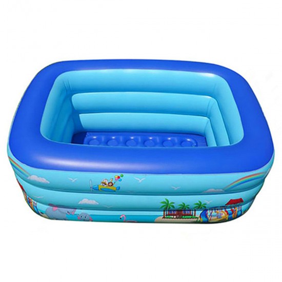 Thickened PVC Inflatable Swimming Pool Children's Swimming Pool Bath Tub Outdoor Indoor Play Pool Children's Toys Gifts