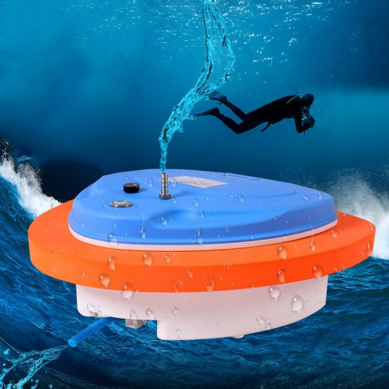 Z270 Scuba Diving Snorkel Equipment 14M Breathing Tube 2.7h Endurance Underwater 10M Floating Diving Ventilator System US Plug