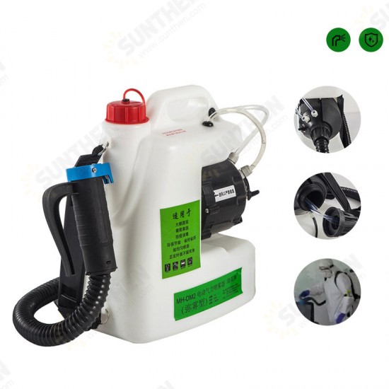 10/12/16L Electric ULV Fogger Nebulizer 1400W Knapsack Electric Cold Fogging Spraying Machine Sterilization Atomizer Sprinklers