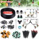 131ft/40M 47PCS Drip Irrigation Kit Adjustable Automatic Garden Watering System DIY Garden Watering Micro Drip Irrigation System Hose Kits
