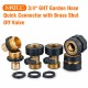 3/4' Garden Hose Quick Connect Water Hose Fit Brass Female Male Connector Set