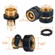 3/4' Garden Hose Quick Connect Water Hose Fit Brass Female Male Connector Set