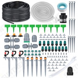40M 152PCS Drip Irrigation Kit Automatic Sprinkler DIY Garden Watering Micro Drip Irrigation System Hose Kits 40M 152PCS Drip Irrigation Kit Automatic Sprinkler DIY Garden Watering Micro Drip Irrigation System Hose Kits