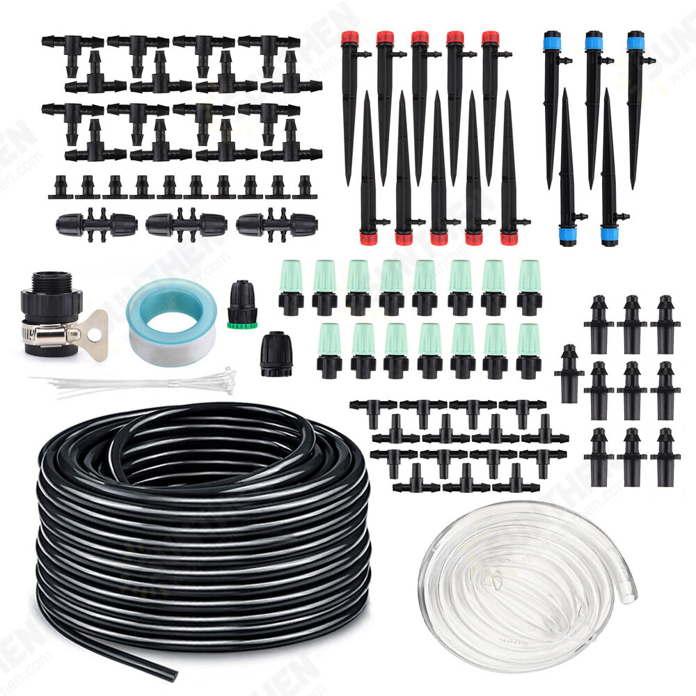 40M PVC Automatic Micro Drip Irrigation Kit Saveing-water Auto Watering ...