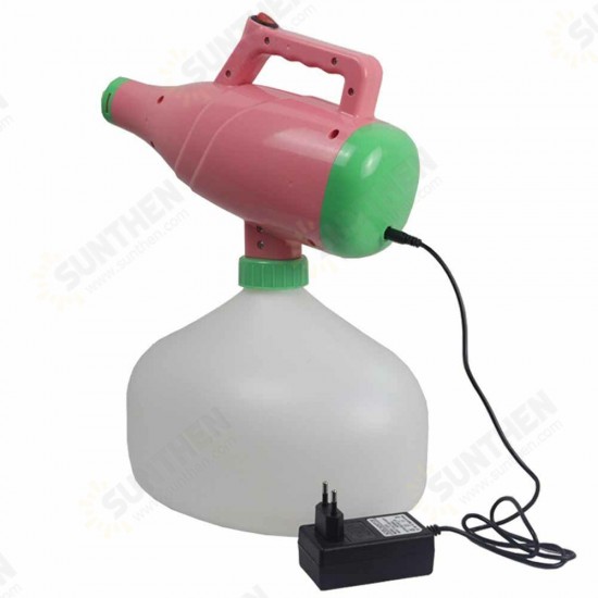 5L Electric ULV Fogger Portable Ultra-Low Volume Atomizer Sprayer 2 Modes Adjustable Fine Mist Blower Pesticide Nebulizer