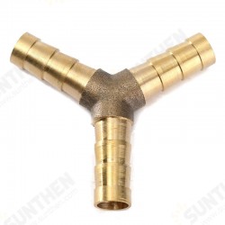6/8/10MM Brass Connector Gardening Hose inchYinch Plumbing Fittings Gas Hose Tee 6/8/10MM Brass Connector Gardening Hose inchYinch Plumbing Fittings Gas Hose Tee
