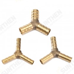 6/8/10MM Brass Connector Gardening Hose inchYinch Plumbing Fittings Gas Hose Tee 6/8/10MM Brass Connector Gardening Hose inchYinch Plumbing Fittings Gas Hose Tee