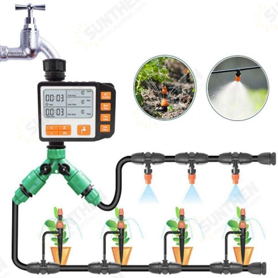 Automatic Sprinkler Timer Digital Garden Lawn Hose Faucet Irrigation System Controller With Led Screen