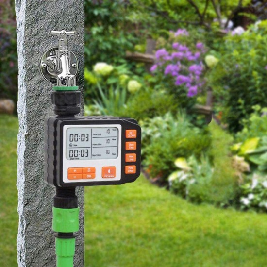 Automatic Sprinkler Timer Digital Garden Lawn Hose Faucet Irrigation System Controller With Led Screen