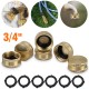 Garden Hose Female End Cap (4 Brass End Caps) | Helps Fix Leaky Spigot