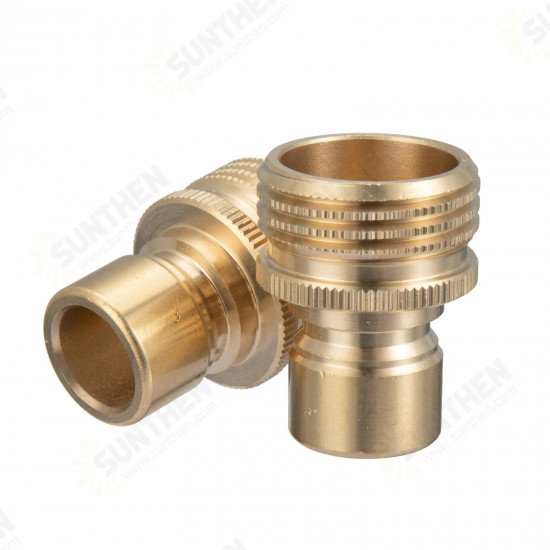 Garden Hose 3/4in GHT Solid Brass Quick Connect Kit Watering Outdoor Home