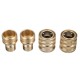 Garden Hose 3/4in GHT Solid Brass Quick Connect Kit Watering Outdoor Home
