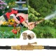 Garden Hose 3/4in GHT Solid Brass Quick Connect Kit Watering Outdoor Home