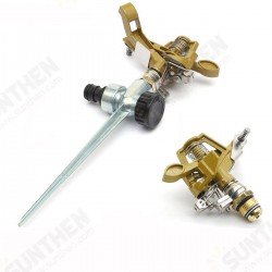 Garden Irrigation Sprinkler 360 Degree Automatic Rotating Nozzle Adjustable Rocker Water Drippers Garden Irrigation Sprinkler 360 Degree Automatic Rotating Nozzle Adjustable Rocker Water Drippers