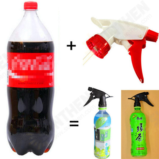 Garden Spray Bottle Plastic Nozzle Hand Pressure Spray-head