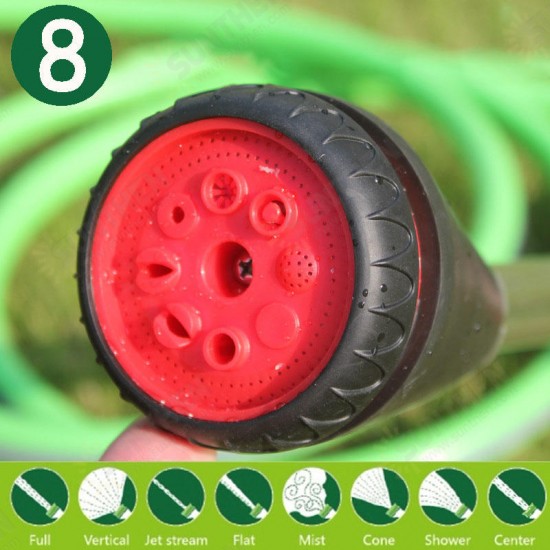 Garden Spraying Gun Flower Plants Watering Sprinkler 8 Patten Irrigation House Cleaning Tools