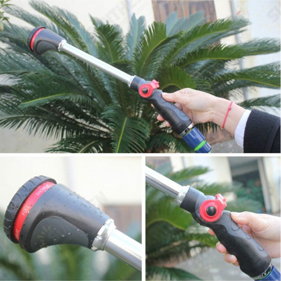 Garden Spraying Gun Flower Plants Watering Sprinkler 8 Patten Irrigation House Cleaning Tools