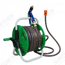 Green Plastic Gardening Pipe Rack Garden Pipe Holder Hose Car Green Plastic Gardening Pipe Rack Garden Pipe Holder Hose Car