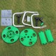 Green Plastic Gardening Pipe Rack Garden Pipe Holder Hose Car