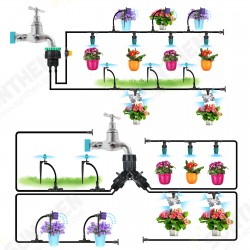40M Drip Irrigation Kit Automatic Sprinkler DIY Garden Watering Micro Drip Irrigation System Hose Kits 40M Drip Irrigation Kit Automatic Sprinkler DIY Garden Watering Micro Drip Irrigation System Hose Kits