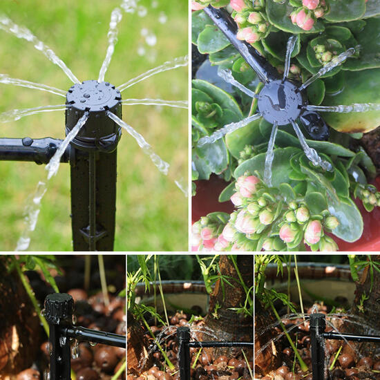 Micro Irrigation Drip System Watering Drip Irrigation DIY Irrigation Reducing Tee Orange Spray Nozzles Spray Nozzles Irrigation Kits