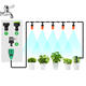 Micro Irrigation Drip System Watering Drip Irrigation DIY Irrigation Reducing Tee Orange Spray Nozzles Spray Nozzles Irrigation Kits