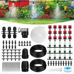 40+2M Automatic Sprinkler DIY Garden Watering Micro Drip Irrigation System Hose Kits 40+2M Automatic Sprinkler DIY Garden Watering Micro Drip Irrigation System Hose Kits