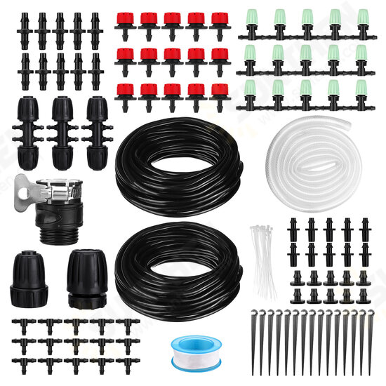 40+2M Automatic Sprinkler DIY Garden Watering Micro Drip Irrigation System Hose Kits